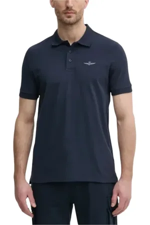 Aeronautica Militare Hombre, Camisetas, Azul, Talla: M