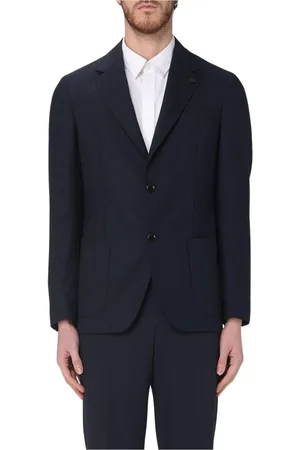 LARDINI Hombre, Chaquetas, Azul, Talla: 2XL