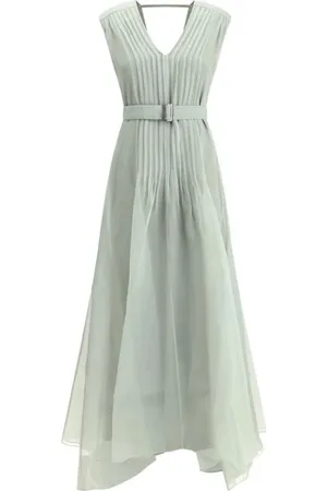 Brunello Cucinelli Mujer, Vestidos, Verde, Talla: M