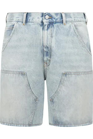 Maison Margiela Hombre, Pantalones cortos, Azul, Talla: W31