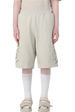 44 Label Group Hombre, Pantalones cortos, Blanco, Talla: L