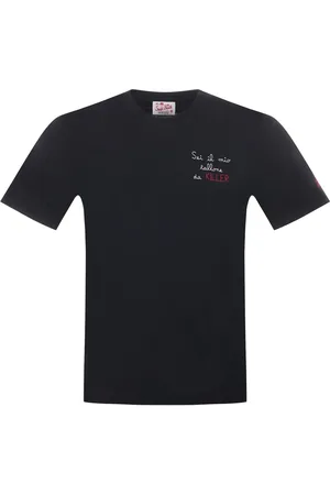 MC2 SAINT BARTH Hombre, Camisetas, Negro, Talla: M