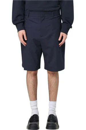 Msgm Hombre, Pantalones cortos, Azul, Talla: M