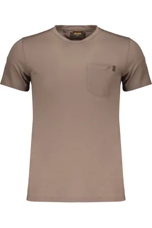 MOORER Hombre, Camisetas, Marrón, Talla: 4XL
