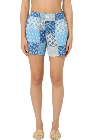 MC2 SAINT BARTH Mujer, Pantalones cortos, Azul, Talla: S