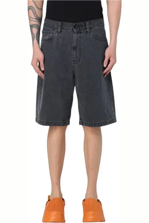 Carhartt Hombre, Pantalones cortos, Negro, Talla: W31
