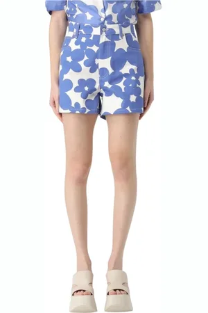 Marni Mujer, Pantalones cortos, Azul, Talla: S