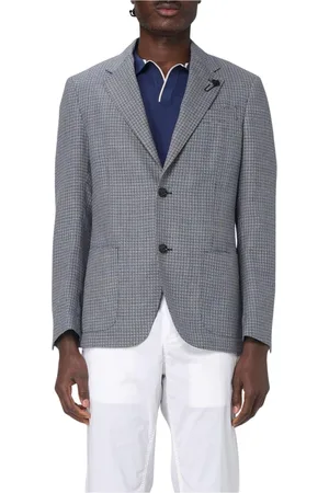 LARDINI Hombre, Chaquetas, Gris, Talla: L
