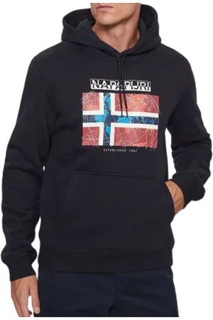 Napapijri Hombre, Sudaderas, Azul, Talla: L