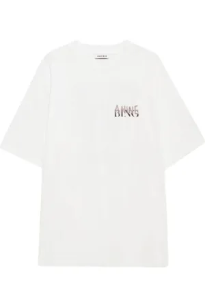 ANINE BING Mujer, Camisetas, Blanco, Talla: M
