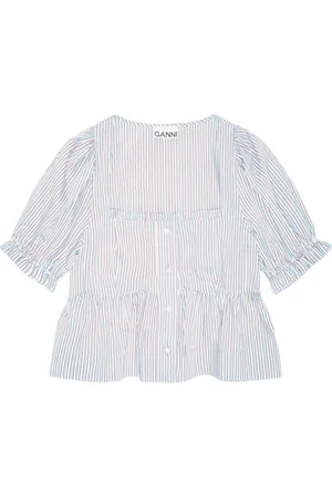 Ganni Mujer, Blusas y Camisas, Azul, Talla: M