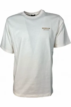 Denham Hombre, Camisetas, Blanco, Talla: XL
