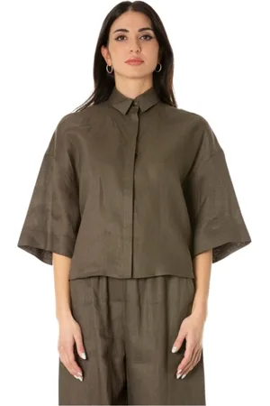 Maison Margiela Mujer, Blusas y Camisas, Verde, Talla: S