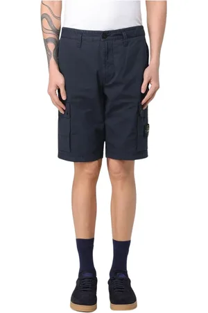 Stone Island Hombre, Pantalones cortos, Azul, Talla: W32