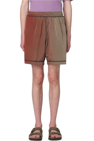 ARIES Hombre, Pantalones cortos, Marrón, Talla: S