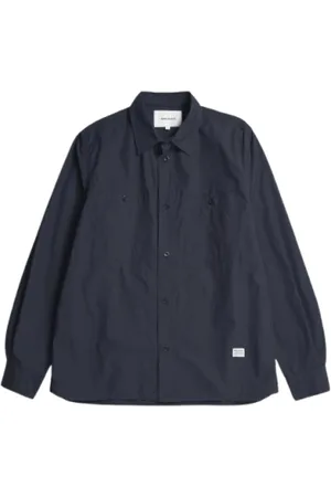 Norse projects Hombre, Camisas, Azul, Talla: M