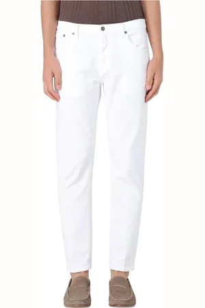 Dondup Hombre, Vaqueros, Blanco, Talla: W35