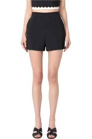 Elisabetta Franchi Mujer, Pantalones cortos, Negro, Talla: M
