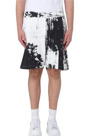 Alexander McQueen Hombre, Pantalones cortos, Negro, Talla: M