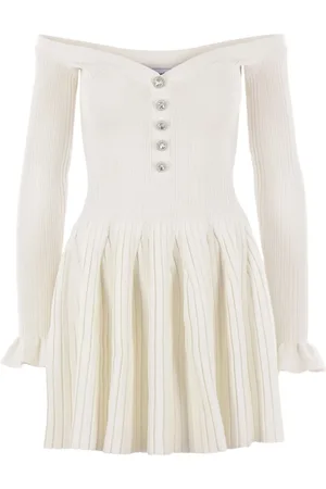 Self-Portrait Mujer, Vestidos, Blanco, Talla: M