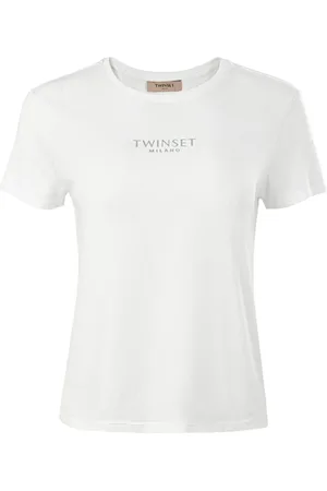 Twin-Set Mujer, Camisetas, Blanco, Talla: L