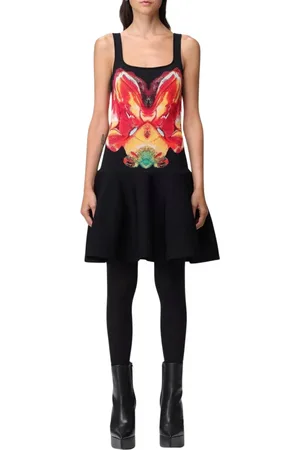 Alexander McQueen Mujer, Vestidos, Negro, Talla: S