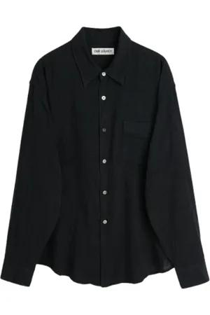 OUR LEGACY Hombre, Camisas, Negro, Talla: L