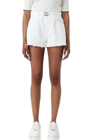 Twin-Set Mujer, Pantalones cortos, Blanco, Talla: W27