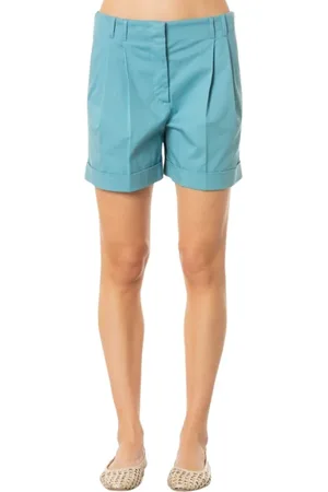 Max Mara Mujer, Pantalones cortos, Azul, Talla: XS