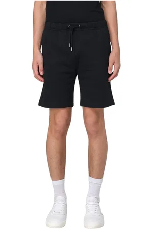 Fred Perry Hombre, Pantalones cortos, Negro, Talla: L