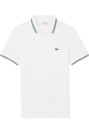 Lacoste Hombre, Camisetas, Blanco, Talla: 2XL