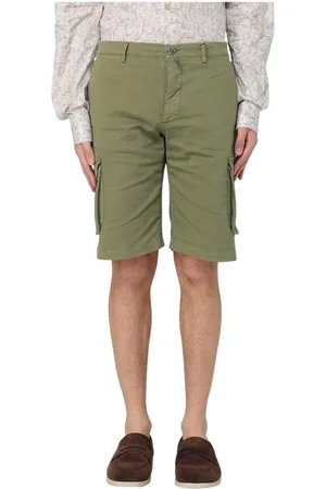 Kiton Hombre, Pantalones cortos, Verde, Talla: W38