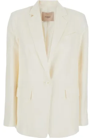 Twin-Set Mujer, Chaquetas, Blanco, Talla: M