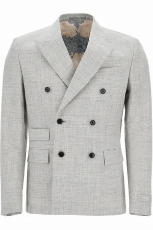 VERSACE Hombre, Chaquetas, Gris, Talla: L