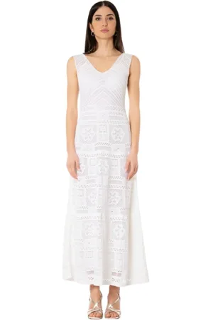 D.EXTERIOR Mujer, Vestidos, Blanco, Talla: S
