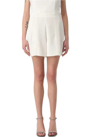 Emporio Armani Mujer, Pantalones cortos, Blanco, Talla: S