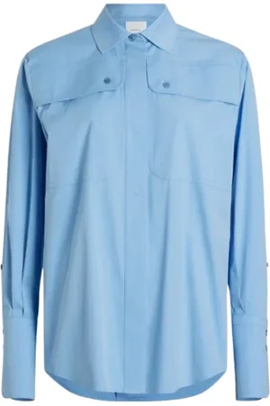 Patou Mujer, Blusas y Camisas, Azul, Talla: XS