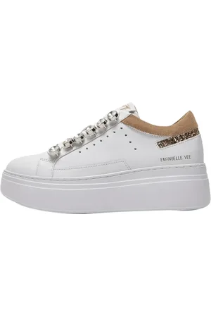 Emanuélle vee Mujer, Zapatos, Blanco, Talla: 41 EU