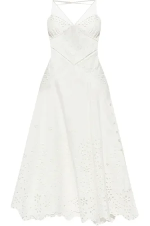 Self-Portrait Mujer, Vestidos, Blanco, Talla: S