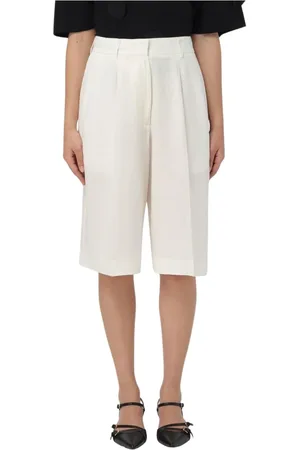 MEIMEIJ Mujer, Pantalones cortos, Blanco, Talla: S