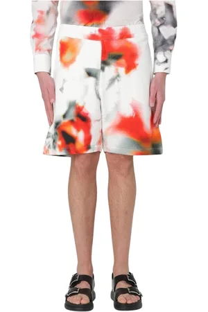 Alexander McQueen Hombre, Pantalones cortos, Blanco, Talla: L