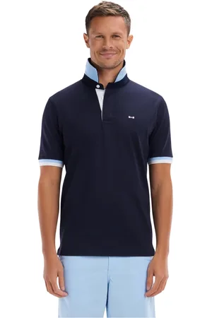 Eden Park Hombre, Camisetas, Azul, Talla: 2XL