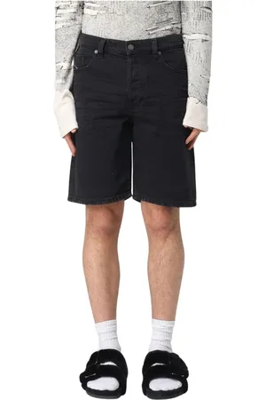 Diesel Hombre, Pantalones cortos, Gris, Talla: W30