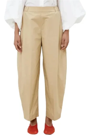 MEIMEIJ Mujer, Pantalones, Marrón, Talla: 2XS