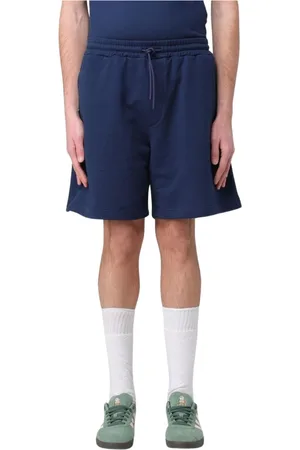Msgm Hombre, Pantalones cortos, Azul, Talla: M