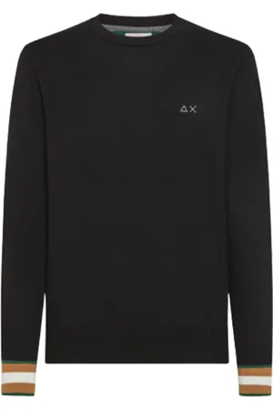 sun68 Hombre, Jerseys, Negro, Talla: M