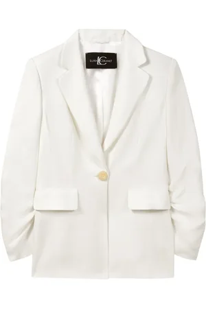 Luisa Cerano Mujer, Chaquetas, Blanco, Talla: L
