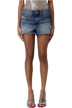 Diesel Mujer, Pantalones cortos, Azul, Talla: W27