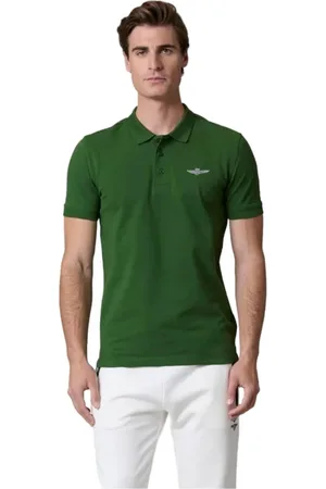 Aeronautica Militare Hombre, Camisetas, Verde, Talla: 3XL