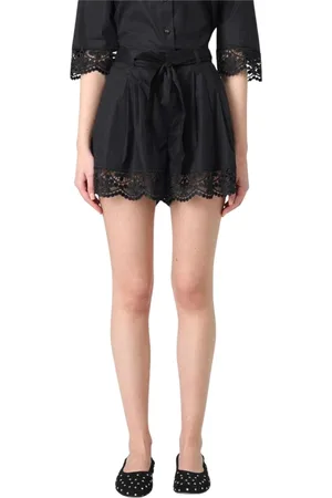 Twin-Set Mujer, Pantalones cortos, Negro, Talla: 2XS